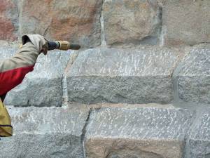 décapage des surfaces par sablage