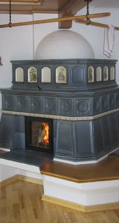 Foyer de masse dans une maison de campagne