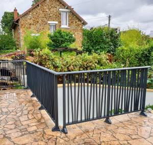 Garde-corps pour sa terrasse : bien les choisir (Photo : Pinterest)