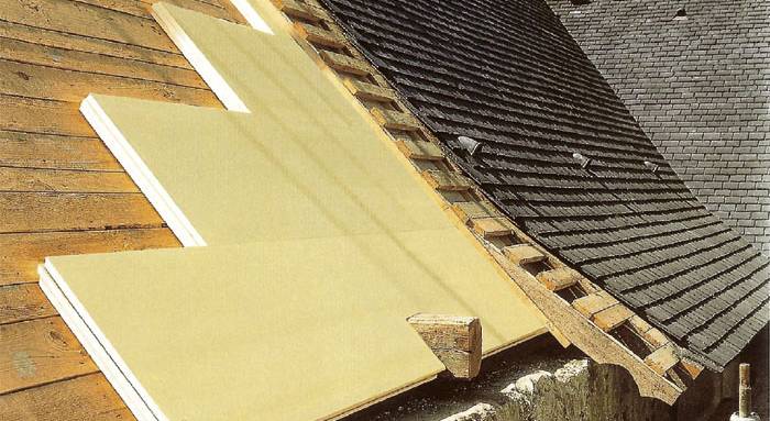 Isolation toiture extérieure