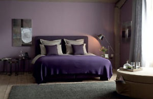 Chambre violette (peinture Tollens)