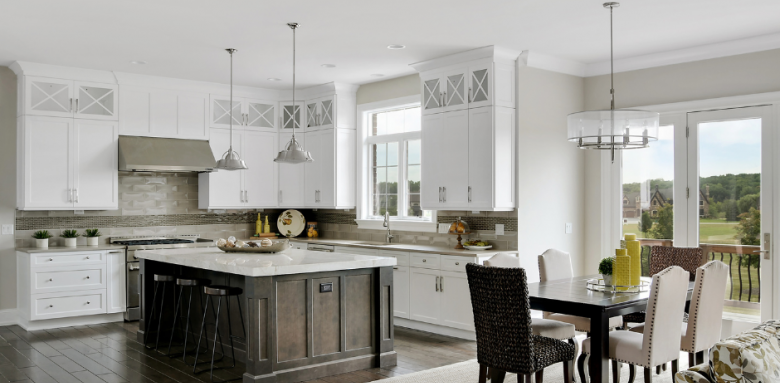 Cuisine ouverte avec îlot