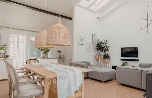 Salon et salle à manger à Val d’Europe