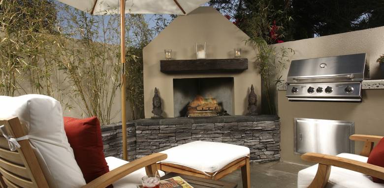 Terrasse aménagée à Montgeron