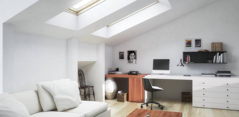 Aménagement de combles avec création d'un bureau - Lille 59