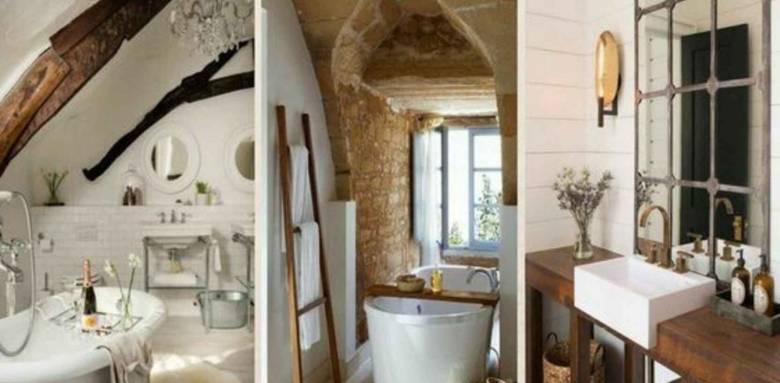 Salle de bains esprit campagne chic