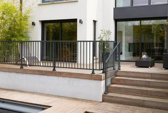 Garde-corps en aluminium sur terrasse extérieure - bouc-bel-air-13