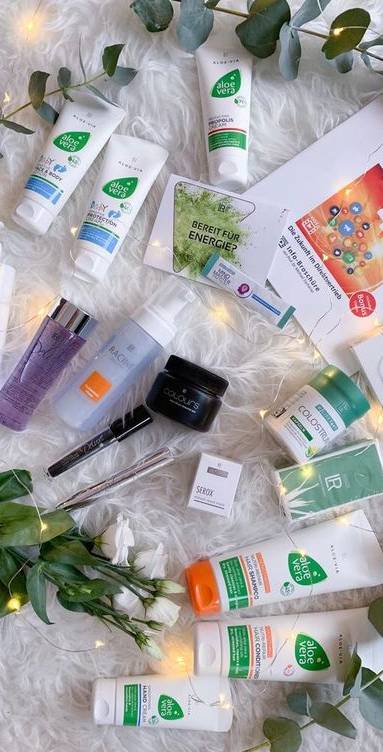 Produits cosmétiques contenant de l'Aloé Vera