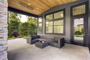 Terrasse béton