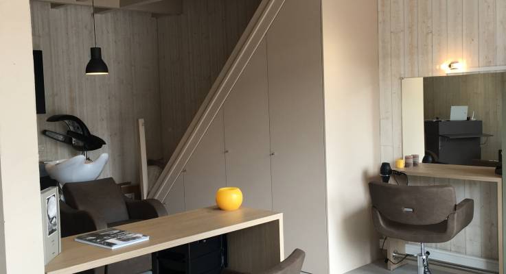 Rénovation d’un salon de coiffure dans l’Aube 2