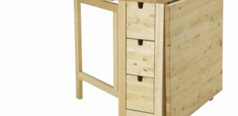 Table basse à rabat avec rangements, Ikea