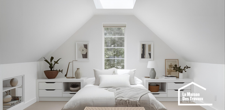 Chambre parentale combles Strasbourg 