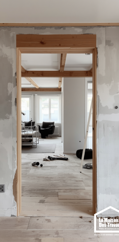 Travaux de rénovation dans un appartement à Vannes