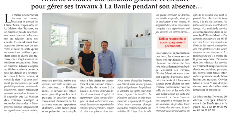 Témoignage de Armelle avec Olivier MACE dans La Baule +