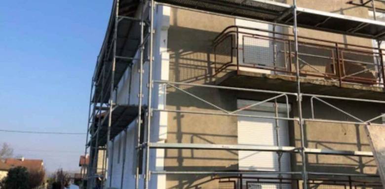 ravalement de façade chez un client à Pontcharra (38)