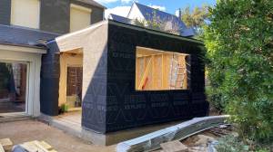 Construction d'une extension bois avec isolation thermique et phonique - Nantes 44