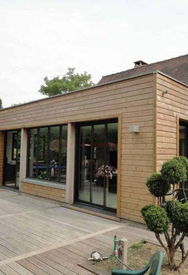 extension en bois sur Biarritz
