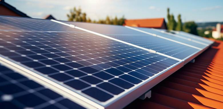 Des panneaux solaires en Indre-et-Loire.