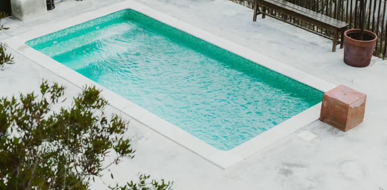 mini piscine en ville