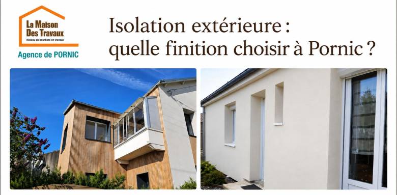 Quelle finition de façade choisir sur une isolation par l'extérieur - Pornic 44