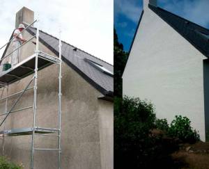 Ravalement de façade à Montgeron