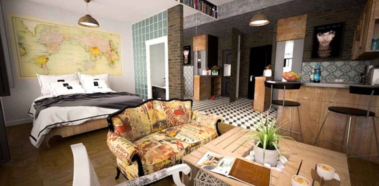 Quand le studio accueille un coin chambre La Maison Des Travaux de Sainte-Geneviève-des-Bois