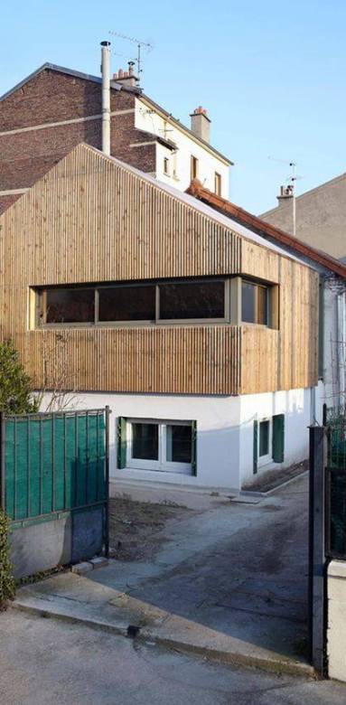 Surélévation de maison en bois avec bardage bois - Bouc-Bel-Air-13