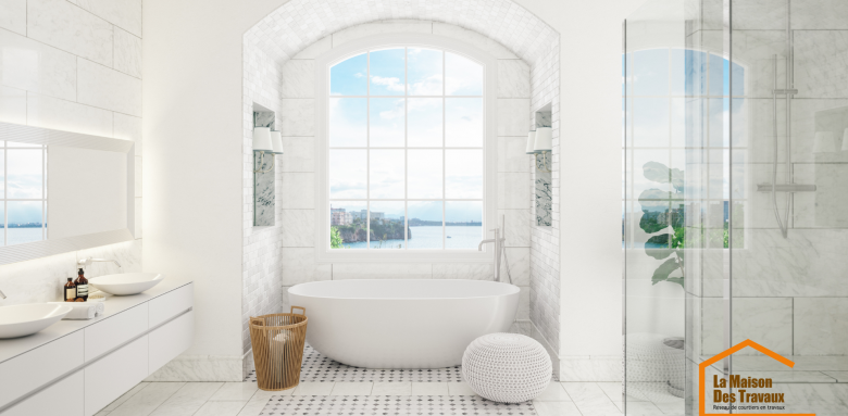 Baignoire et douche salle de bain