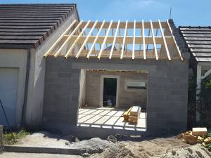 Construction d'un garage