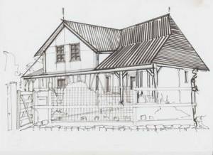 Dessin Architecte Aménagement de combles La Maison des Travaux Rouen