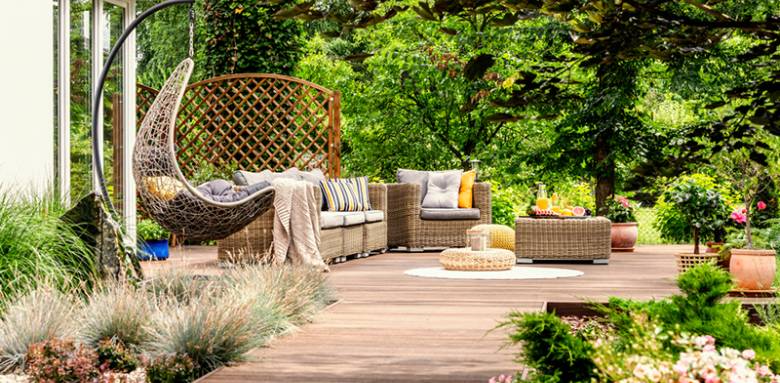 Une terrasse bien pensée et bien aménager pour profiter des beaux jours