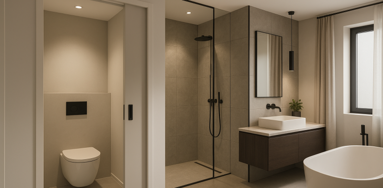 Séparer toilettes et salle de bain : une bonne idée ?