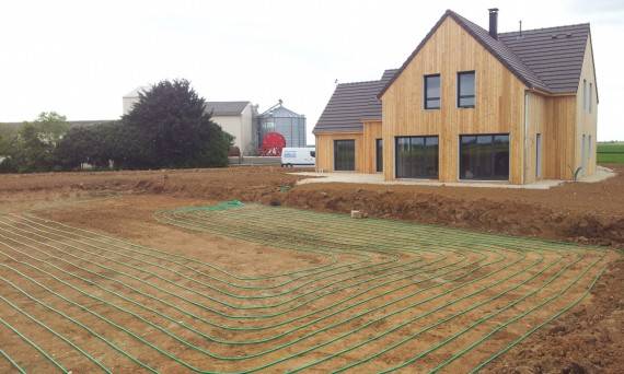 pompe à chaleur géothermique horizontale