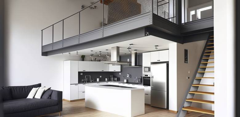 mezzanine ouverte