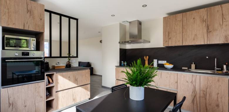 Une cuisine moderne et pratique