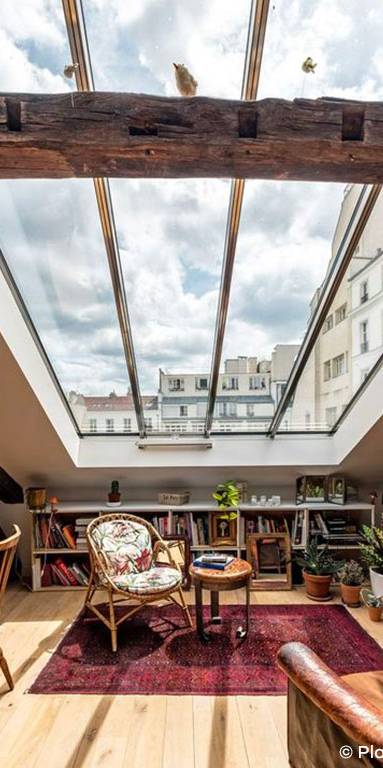 Verrière de toit pour appartement