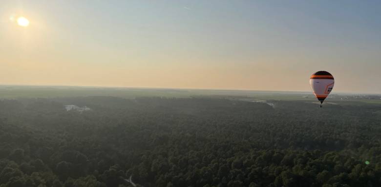 Survol de la forêt de Fontainebleau