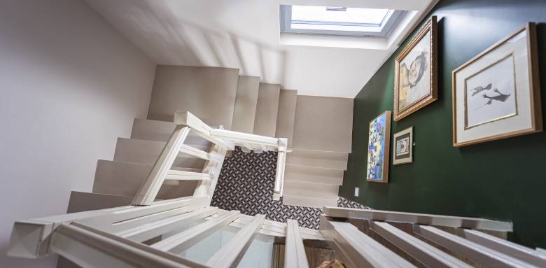 Escalier béton ciré