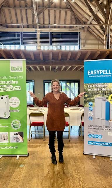 Carole GERMAIN, formée aux produits OKOFEN