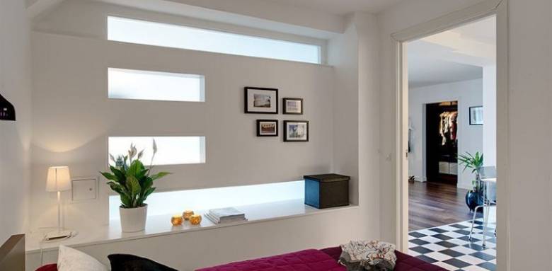 cloison maçonnée avec ouvertures horizontales 