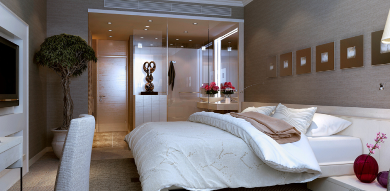 Chambre rénovée