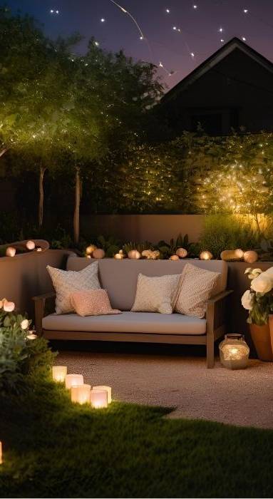 Aménagement jardin nocturne Noisy-le-Grand