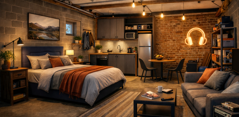 Transformer un garage en studio Montbrison