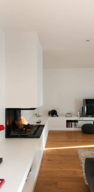 Cheminée à foyer ouvert sur trois faces - Arras 62