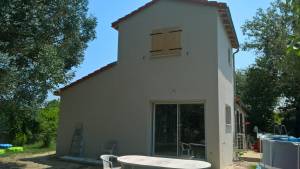 Agrandissement latéral de maison après xonstruction extension latérale