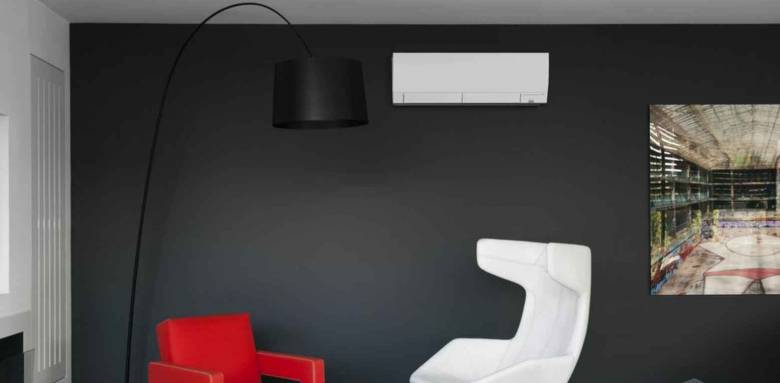Climatisation avec un émetteur de type mural (Mitsubishi Electric)