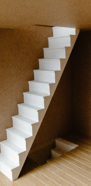 Escalier pentu