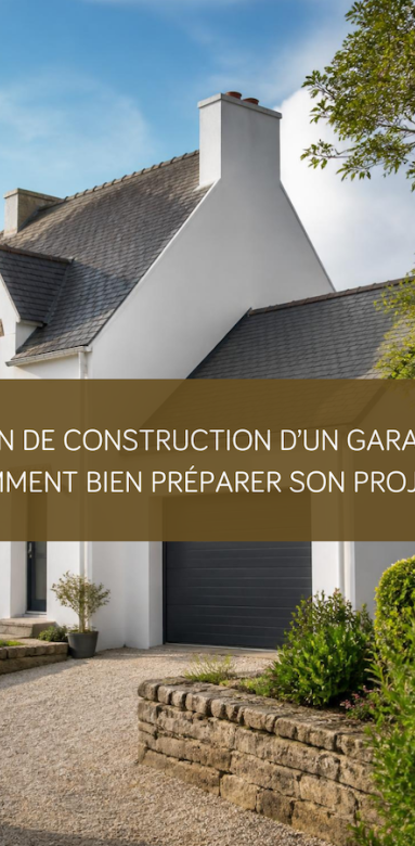 Plan de construction d’un garage pour une maison à Vannes