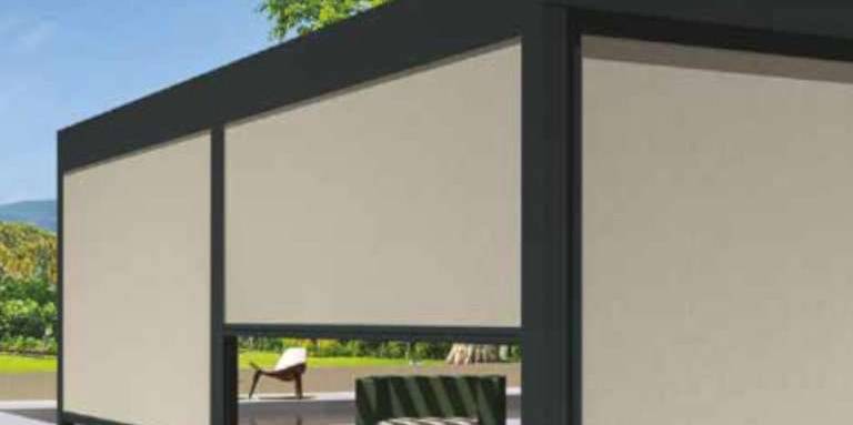 pergola autoportante sotres verticaux et horizontaux