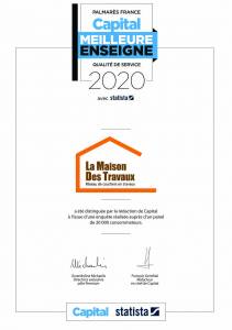 La Maison Des Travaux élue meilleure enseigne 2020 pour sa qualité de service à Deauville